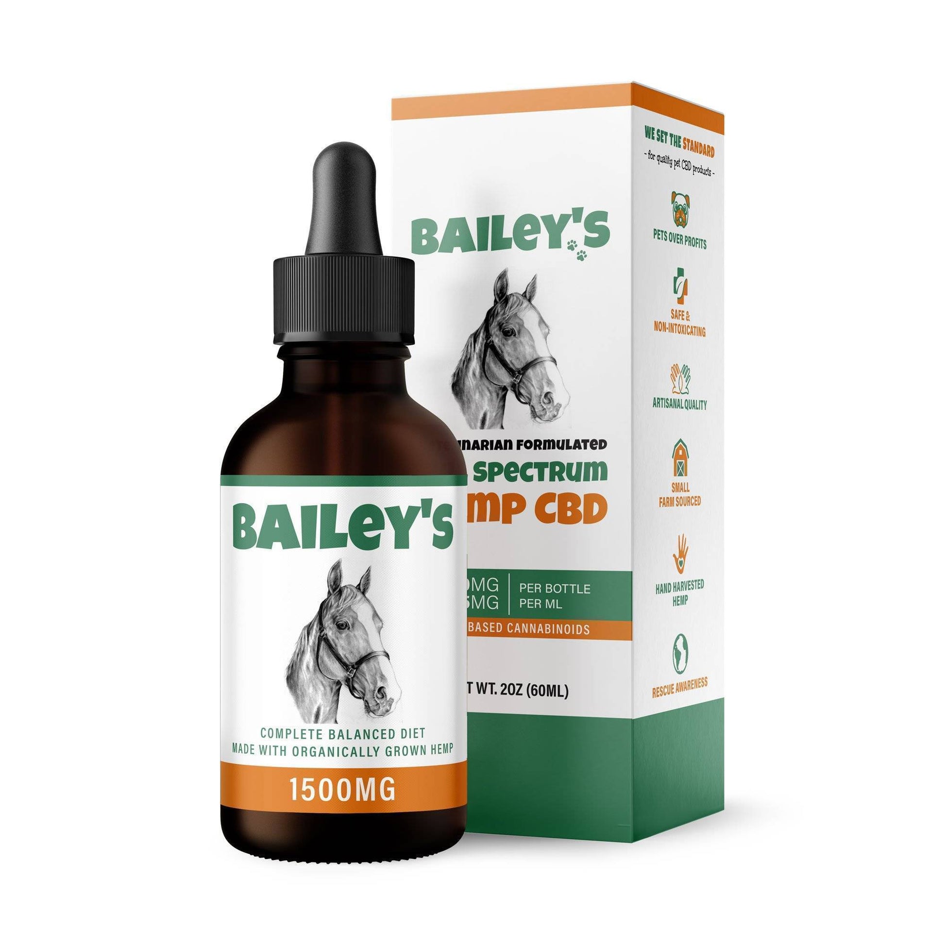 CBD Oil For Horses ; Full Spectrum Hemp Oil ; Equine Health Products